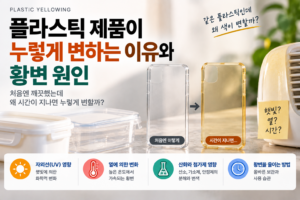 플라스틱 제품이 누렇게 변하는 이유와 황변 원인