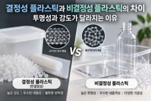 결정성 플라스틱과 비결정성 플라스틱의 차이
