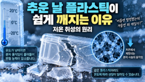 추운 날 플라스틱이 쉽게 깨지는 이유