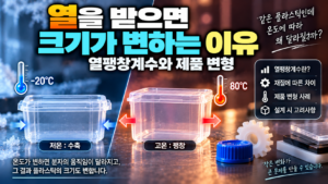열팽창계수와 제품 변형