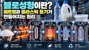 페트병과 플라스틱 용기가 만들어지는 원리