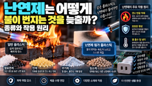 난연제는 어떻게 불이 번지는 것을 늦출까