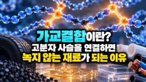 가교결합이란? 고분자 사슬을 연결하면 녹지 않는 재료가 되는 이유 1 가교결합과 고분자 소재의 비밀