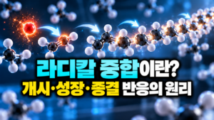 라디칼 중합의 3단계 원리